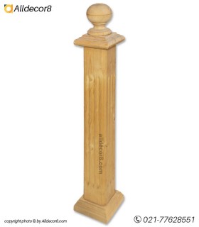 ایستگاه نرده مدل انگلیسی چوب روس