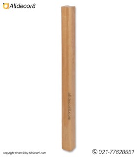 پایه نرده مدل چهار تراش چوب راش